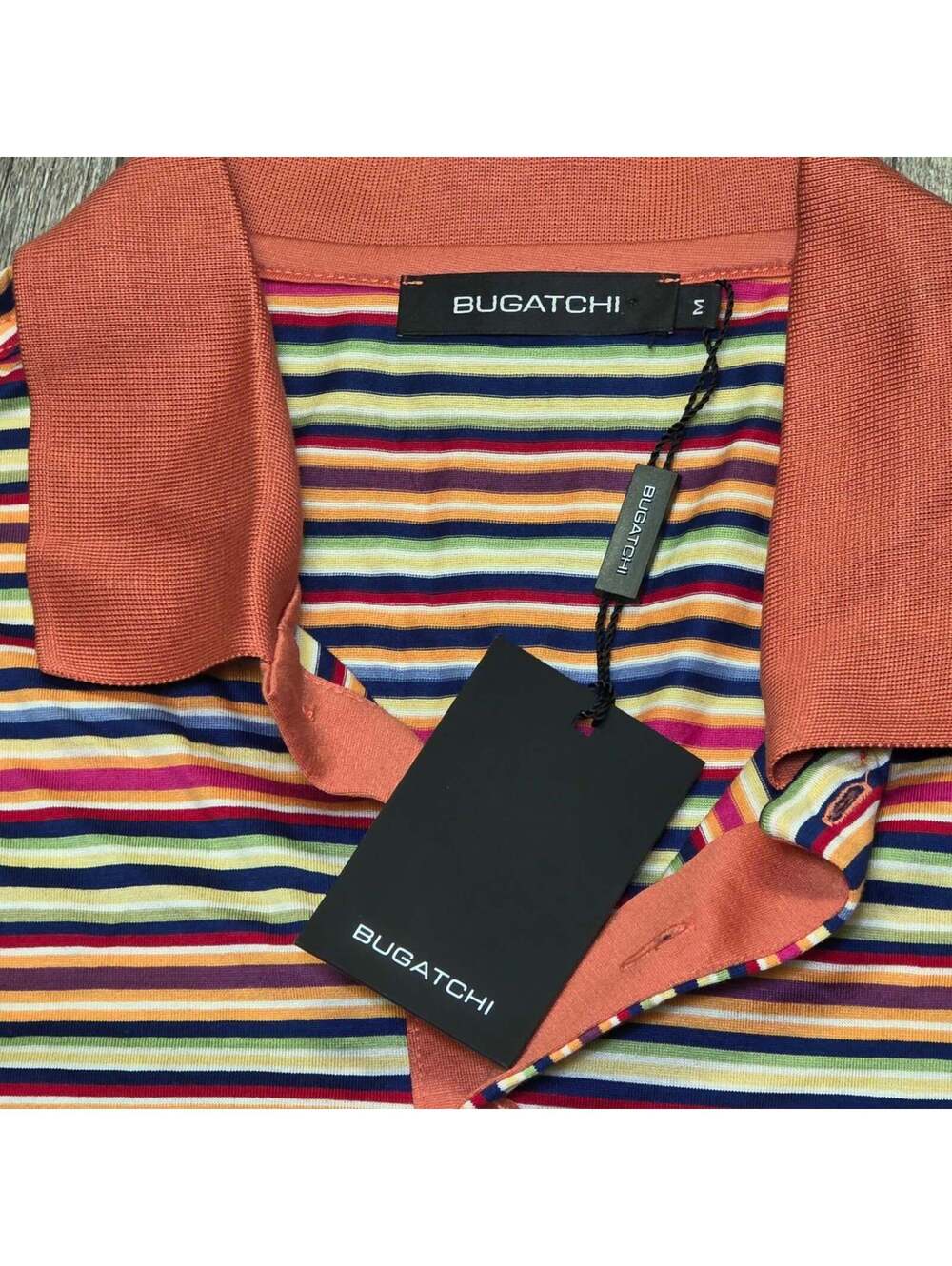 BUGATCHI Multicolored Polo M - Picture 2 of 9